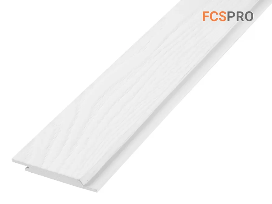 Фиброцементный сайдинг FCSPRO Click Shtil F01 (Белый минерал) купить в Владимире
