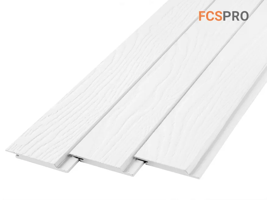 Фиброцементный сайдинг FCSPRO Click Shtil F01 (Белый минерал) купить в Владимире