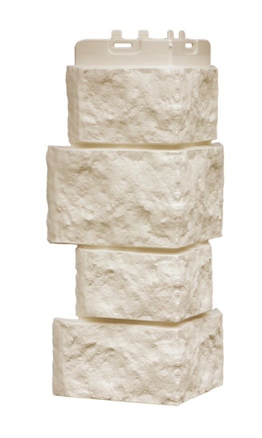 Угол наружный Grand Line, Дикий камень Classic, Молочный купить в Владимире