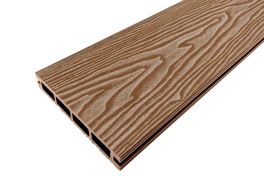 Террасная доска Holzhof, NauticPrime (Light) Esthetic Wood, Коричневый купить в Владимире