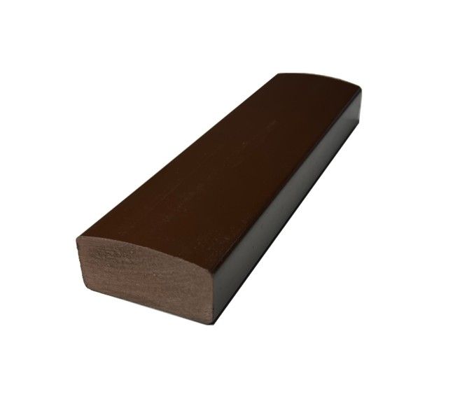 Лавочный брус Ecodecking Некст полнотелый глянцевый, Шоколад купить в Владимире