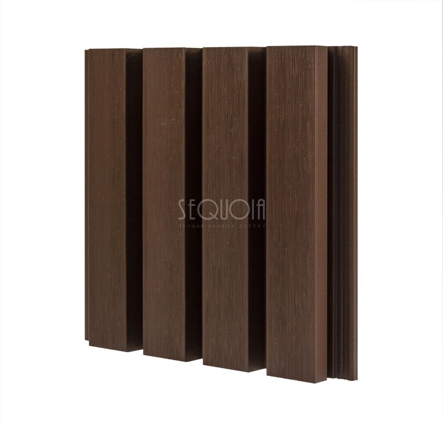 Доска фасадная SEQUOIA co-extrusion Коричневая купить в Владимире