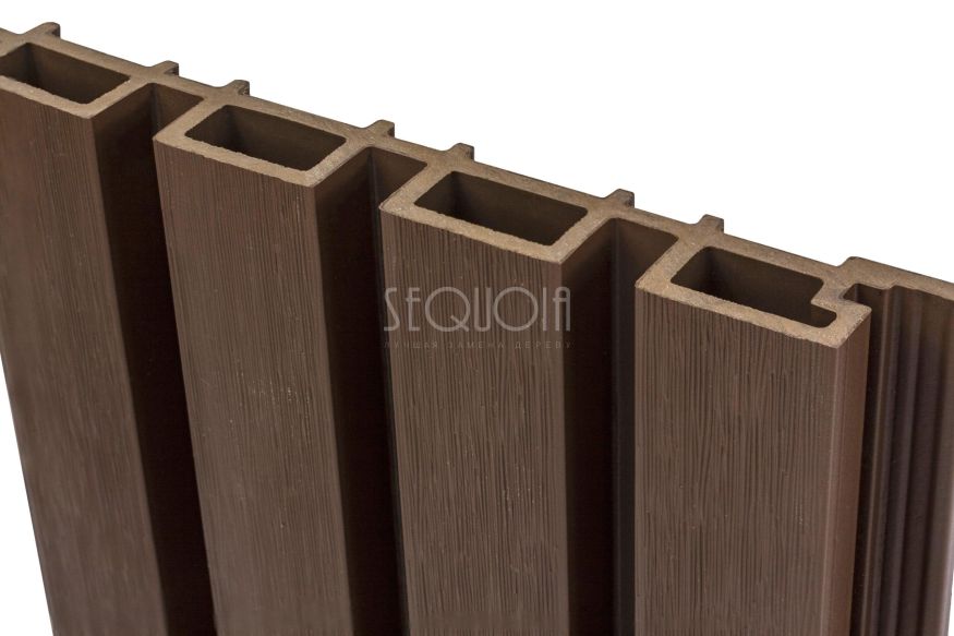 Доска фасадная SEQUOIA co-extrusion Коричневая купить в Владимире