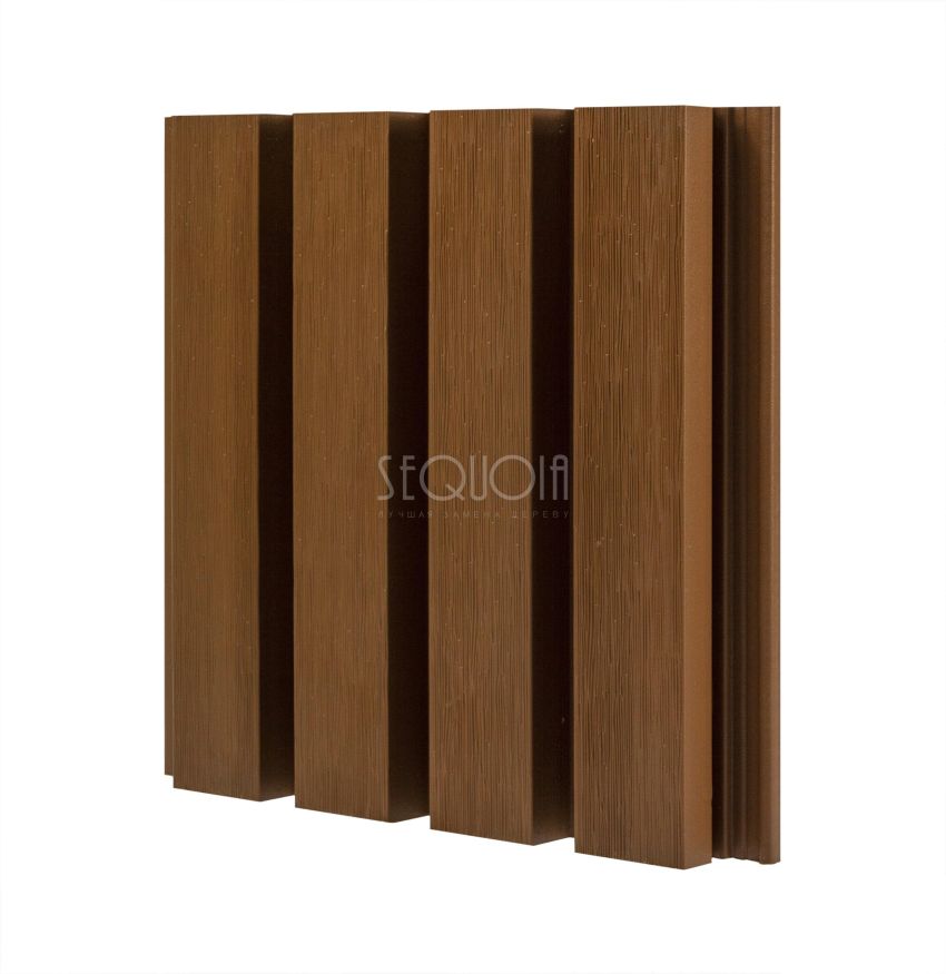 Доска фасадная SEQUOIA co-extrusion Светло-коричневая купить в Владимире