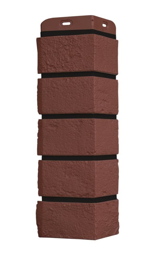 Угол наружный Grand Line, Состаренный кирпич Design Plus, Корица (Черный шов) купить в Владимире