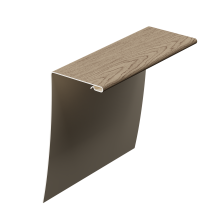 Универсальный профиль для окон 89/254 мм Docke, Сибирский.