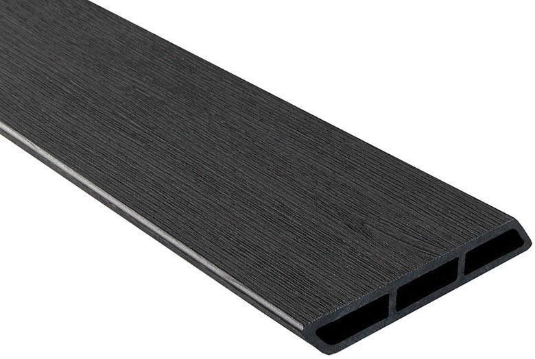 Доска Ромбус 3D ДПК Outdoor STORM BLACK черного цвета купить в Владимире