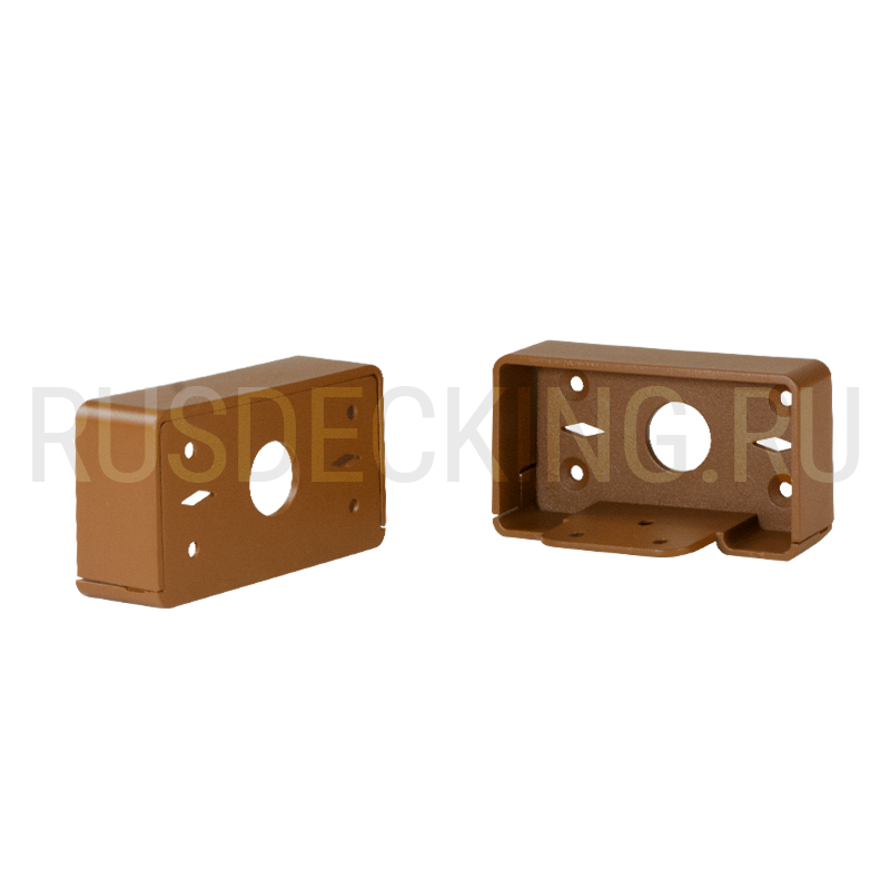 Комплект крепления перил прямое RusDecking Unodeck Орех купить в Владимире