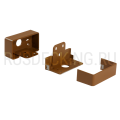 Комплект крепления перил прямое RusDecking Unodeck Орех купить в Владимире