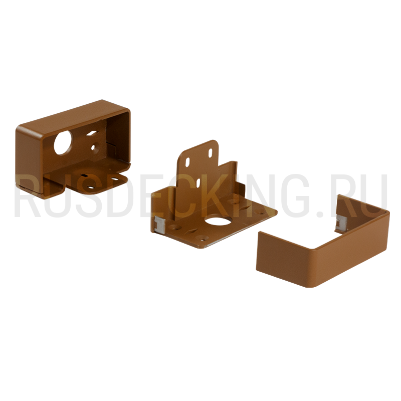 Комплект крепления перил прямое RusDecking Unodeck Орех купить в Владимире