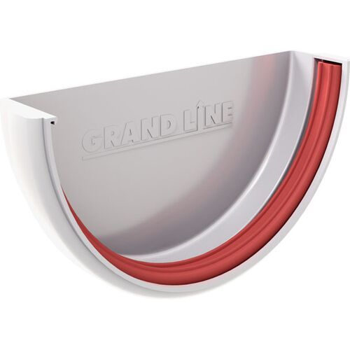 Заглушка для желоба Grand Line, белого цвета. купить в Владимире