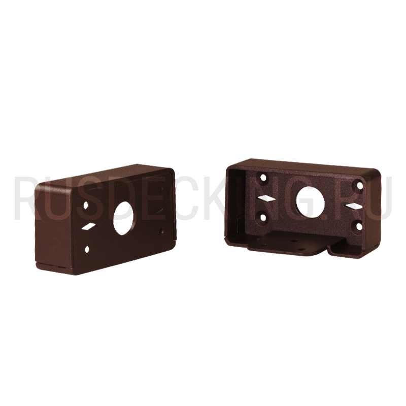 Комплект крепления перил прямое RusDecking Unodeck Венге купить в Владимире