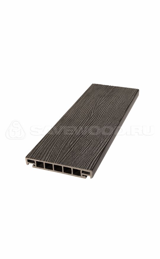 Террасная доска ДПК SaveWood, SW Salix (S) (R), Темно-коричневый купить в Владимире