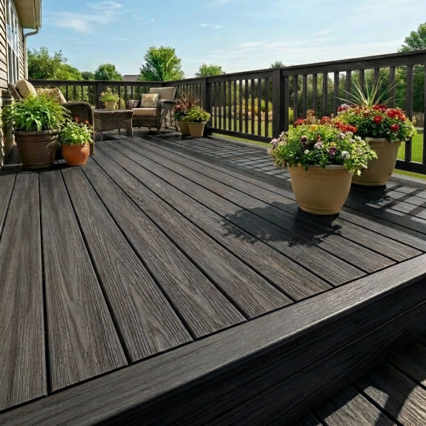 Террасная доска ДПК GardenParkett Табула, Графит купить в Владимире