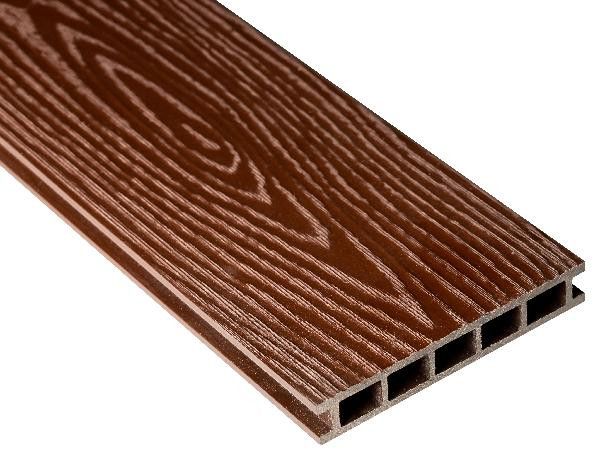 Террасная доска Faynag Premium PINO 3D в цвете Шоколад из ДПК купить в Владимире