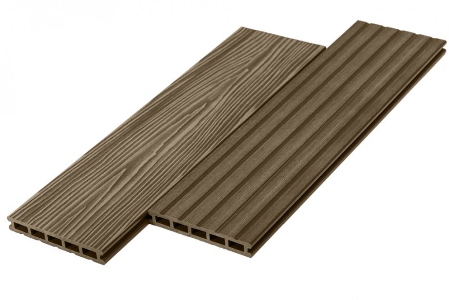 Террасная доска ДПК RusDecking Unodeck Mogano - Орех купить в Владимире