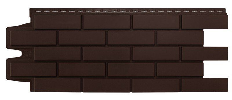 Фасадные панели Grand Line, Клинкерный кирпич Classic, Шоколадный купить в Владимире