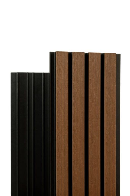 Реечная фасадная панель Ecodecking Скай Коэкструзия Тик купить в Владимире