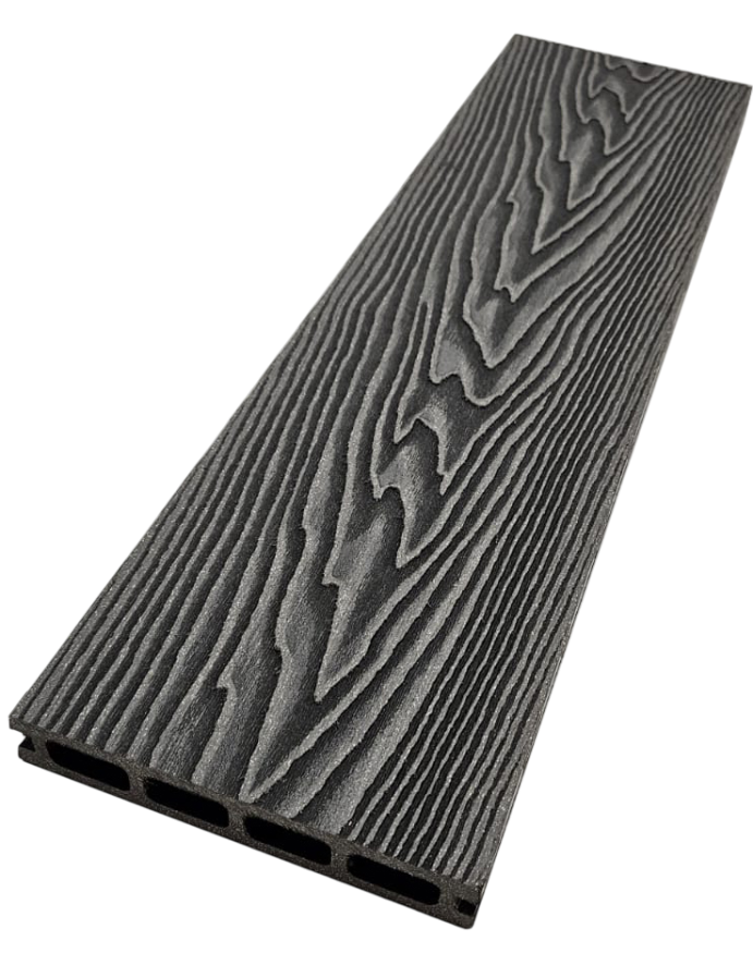 Террасная доска ДПК NanoWood 3D Double Антрацит купить в Владимире