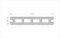 Террасная доска Ecodecking Техно плюс Бронза купить в Владимире