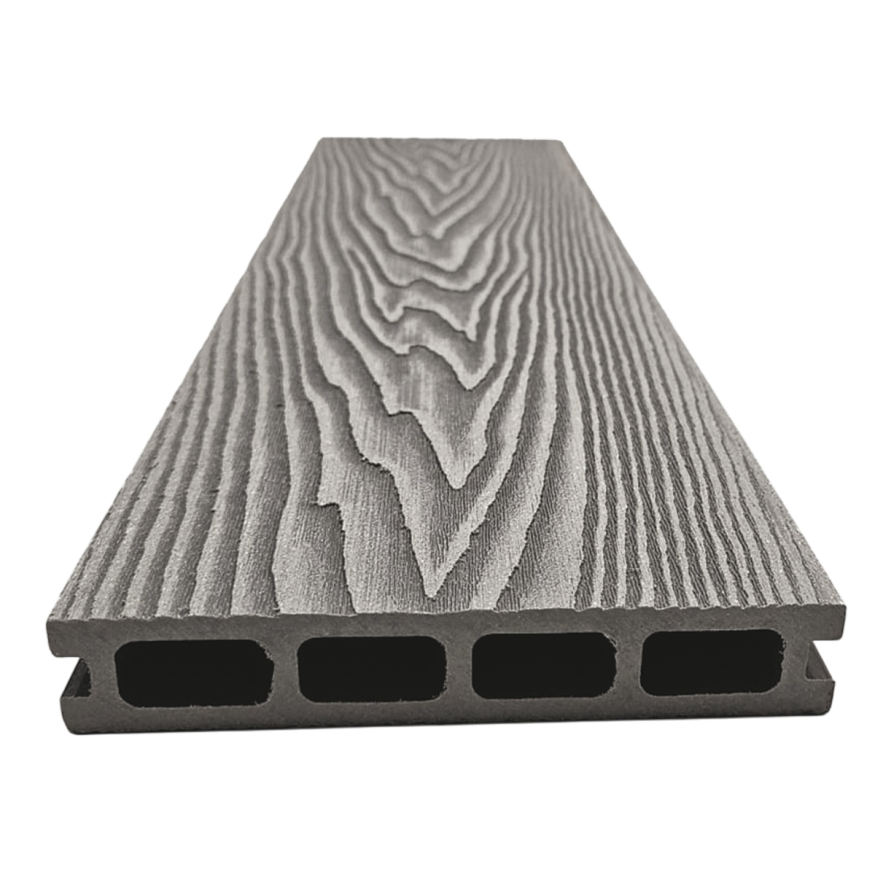Террасная доска ДПК NanoWood 3D Double Серый купить в Владимире