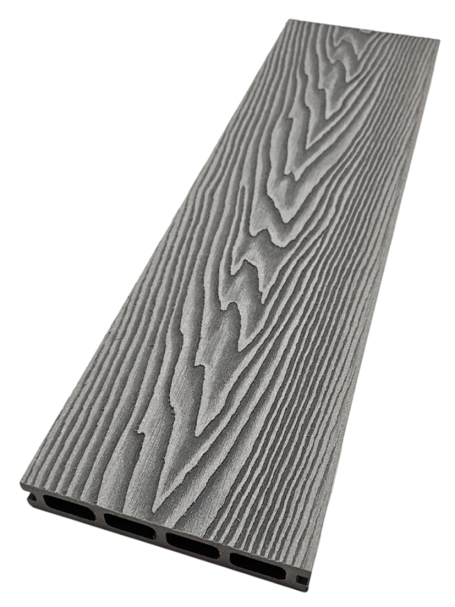 Террасная доска ДПК NanoWood 3D Double Серый купить в Владимире