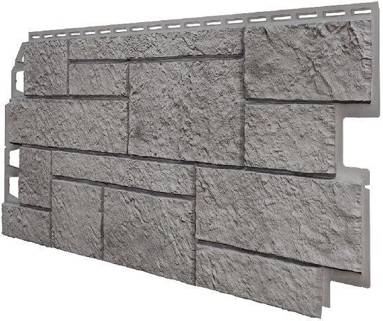 Фасадная панель VOX Sandstone (Сандстоун) светло-серого цвета купить в Владимире