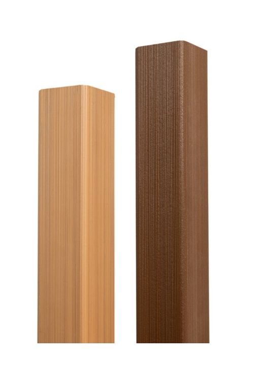 Уголок торцевой Ecodecking Скай коэкструзия Бук купить в Владимире