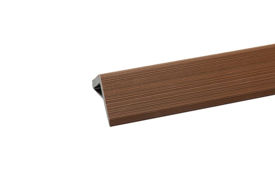 Уголок торцевой Ecodecking Скай коэкструзия Тик купить в Владимире