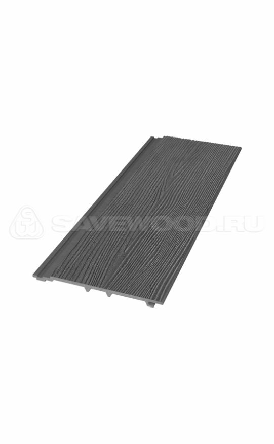 Сайдинг из ДПК SaveWood, SW Cedrus (R), Графит купить в Владимире