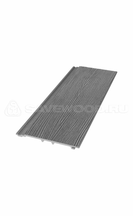 Сайдинг из ДПК SaveWood, SW Cedrus (R), Пепельный купить в Владимире