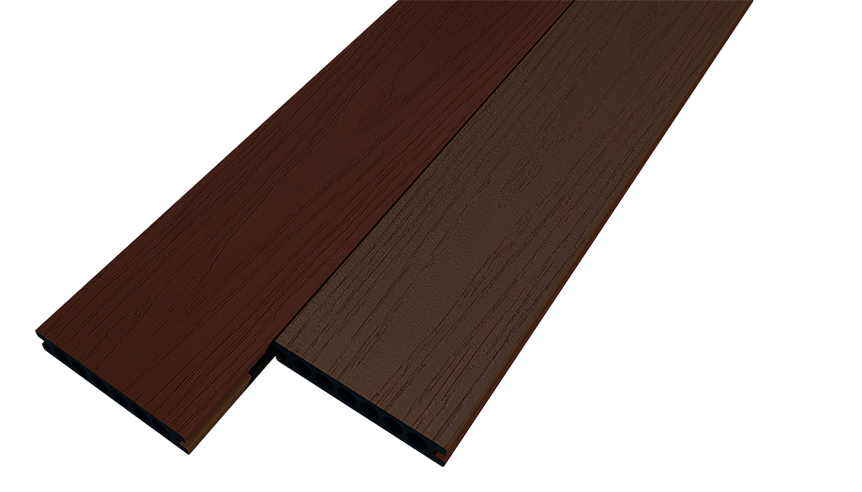 Mahogany / Milk Chocolate | Двухсторонняя террасная доска WOODVEX Dual купить в Владимире
