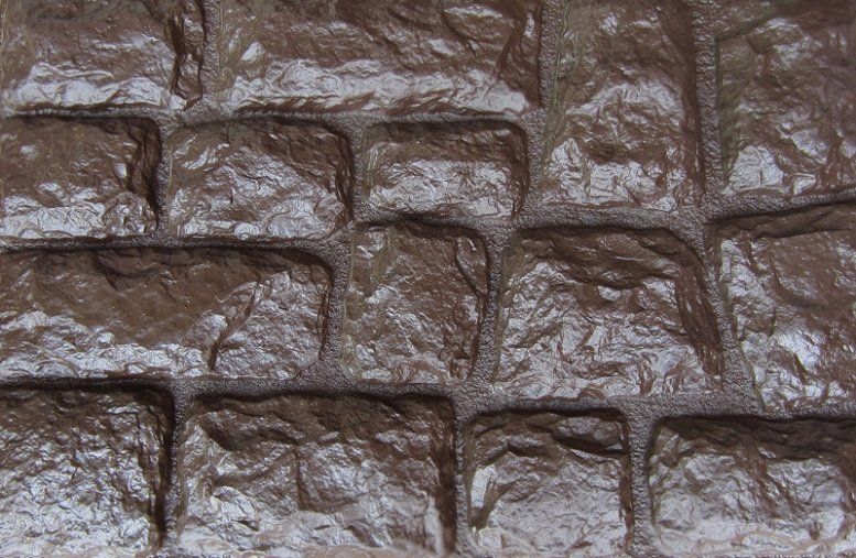 Фасадная панель Аэлит Крупный камень Коричневый купить в Владимире