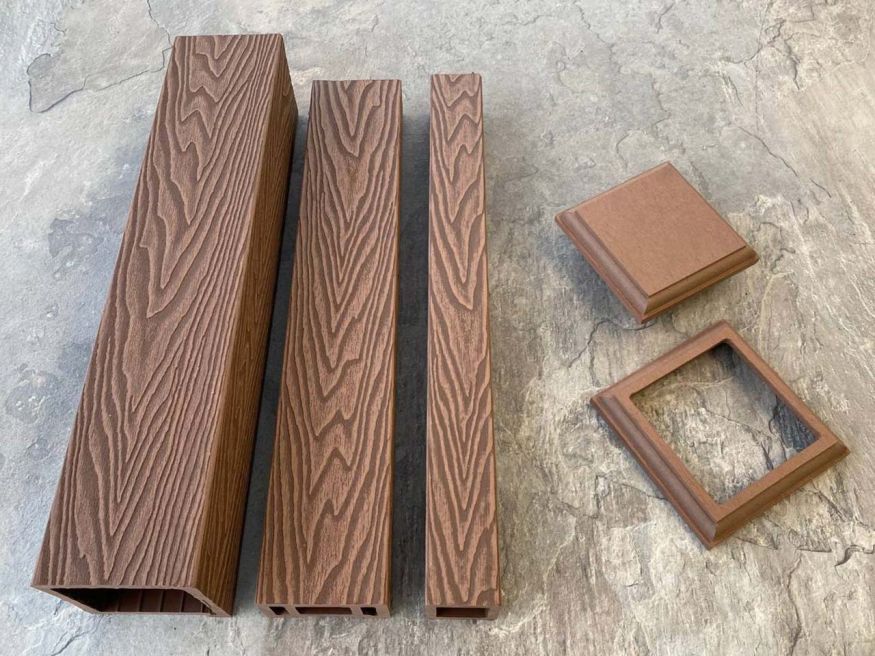 Столб для ограждения из ДПК EasyDecking, Wood-X, Коричневый купить в Владимире
