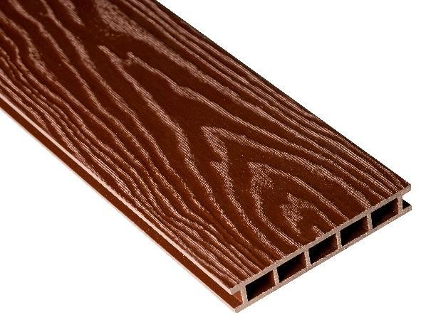 Террасная доска Faynag Premium ACERO 3D в цвете Шоколад из ДПК купить в Владимире