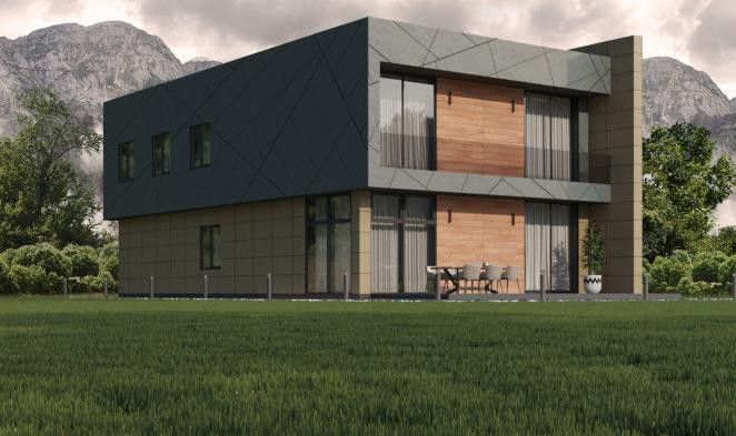 Фиброцементные панели Roofas COLOR Line Серый купить в Владимире