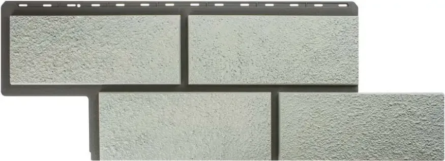 Фасадная панель Альта-Профиль Неаполитанский камень Белый купить в Владимире
