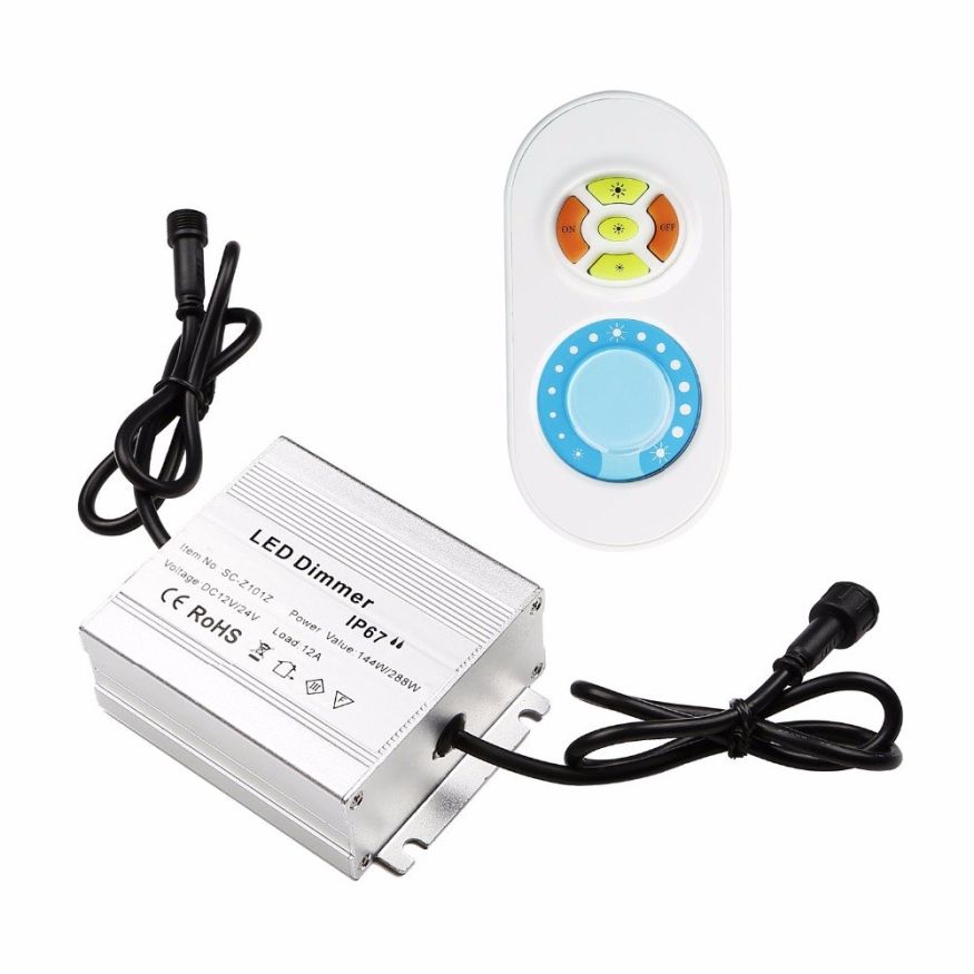 LED Диммер IP67 с дистанционным управлением до 60W Woodvex купить в Владимире