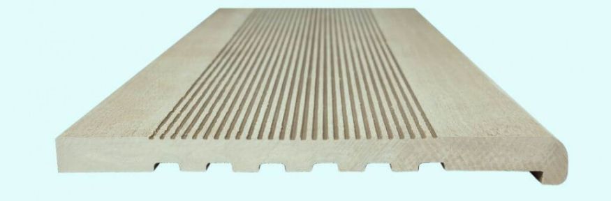 Ступени из полнотелого ДПК NanoWood - Кремовый цвет. купить в Владимире