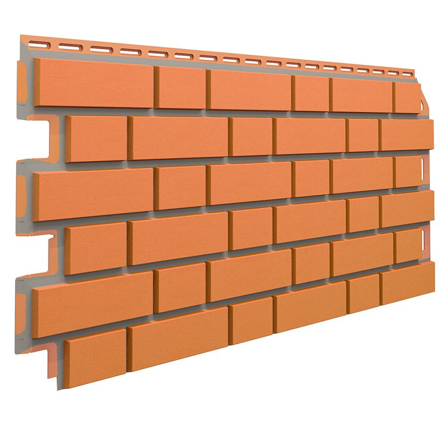 Фасадная панель ТЕХНОНИКОЛЬ Оптима Клинкер, Красно-коричневый купить в Владимире