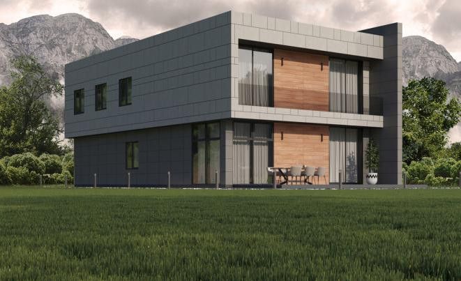 Фиброцементный сайдинг Roofas COLOR Line Светло-серый купить в Владимире