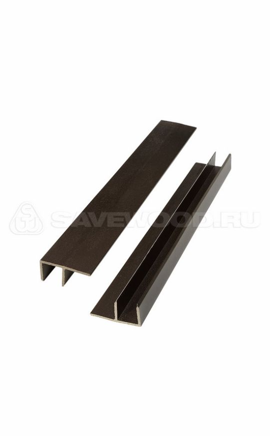 F-профиль ДПК Savewood, Темно-коричневый купить в Владимире
