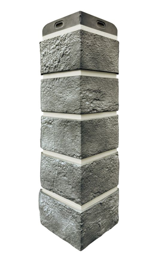 Угол наружный Grand Line, Состаренный кирпич Design Plus, Гранит (Белый шов) купить в Владимире