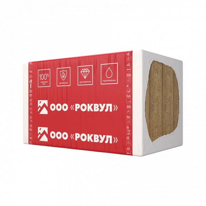 Утеплитель Rockwool ВЕНТИ БАТТС Д Оптима 150х600х1000/4шт/2.4м2/0.36м3 (16упак/палл) Rockwool купить в Владимире