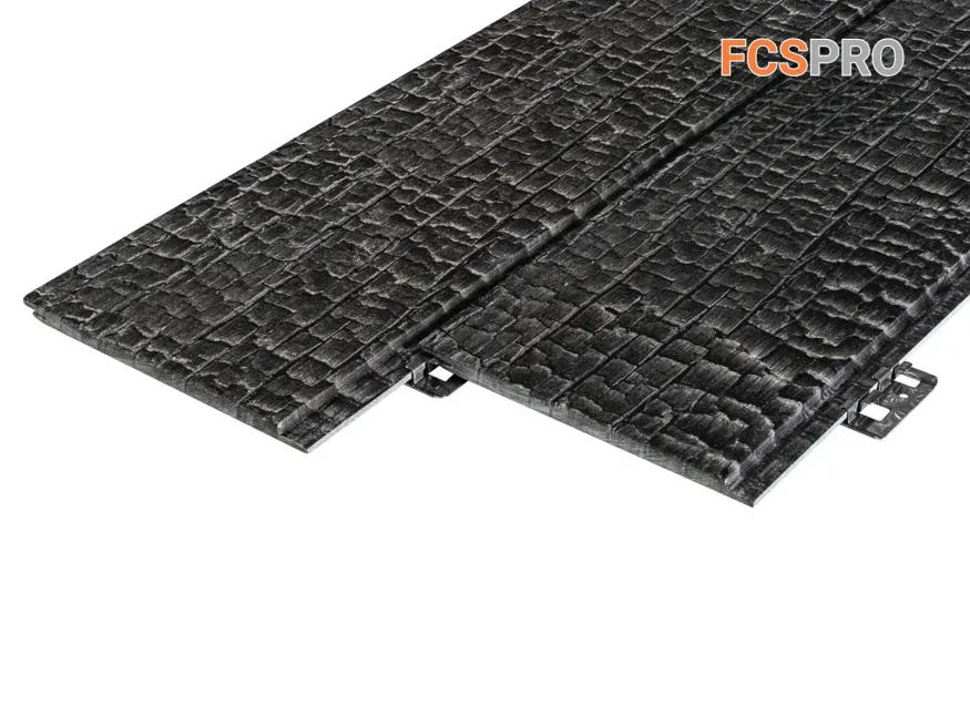 Фиброцементная панель FCSPRO Decor Wood Click Угольное купить в Владимире