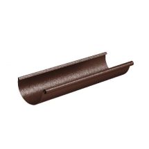 Водосточный желоб Aquasystem, коричневый матовый RAL 8017, длина 3.00 м, размер 150/100.
