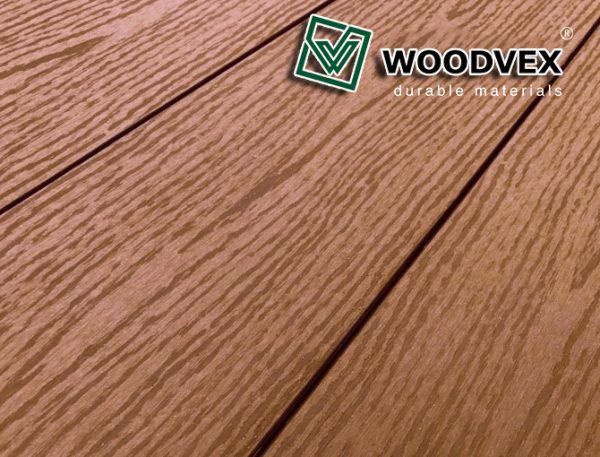 Террасная доска WOODVEX Select из ДПК в цвете Терракота купить в Владимире