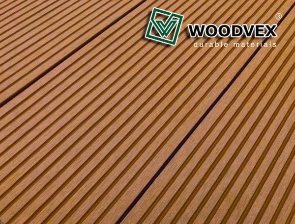Террасная доска WOODVEX Select из ДПК в цвете Терракота купить в Владимире
