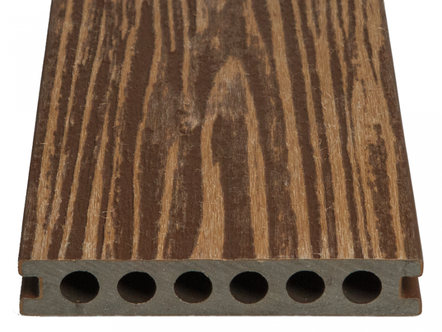 Террасная доска из ДПК CM Decking Zebrano, Коричневый (под заказ) купить в Владимире