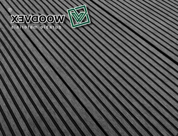 Террасная доска WOODVEX Select из ДПК в цвете Графит купить в Владимире